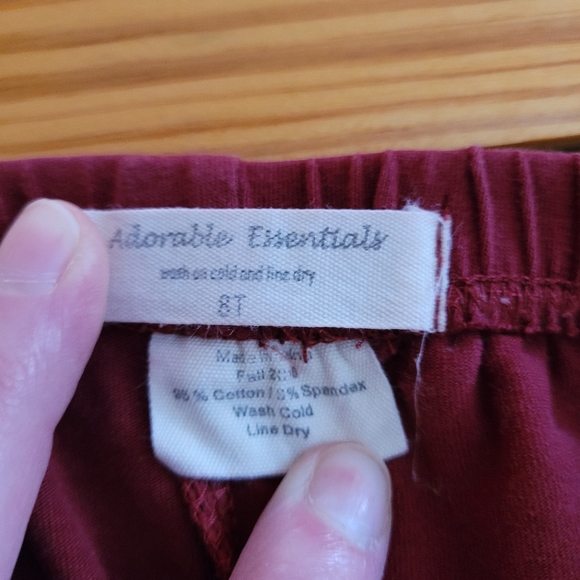 Maroon Leggings - Picture 3 of 4